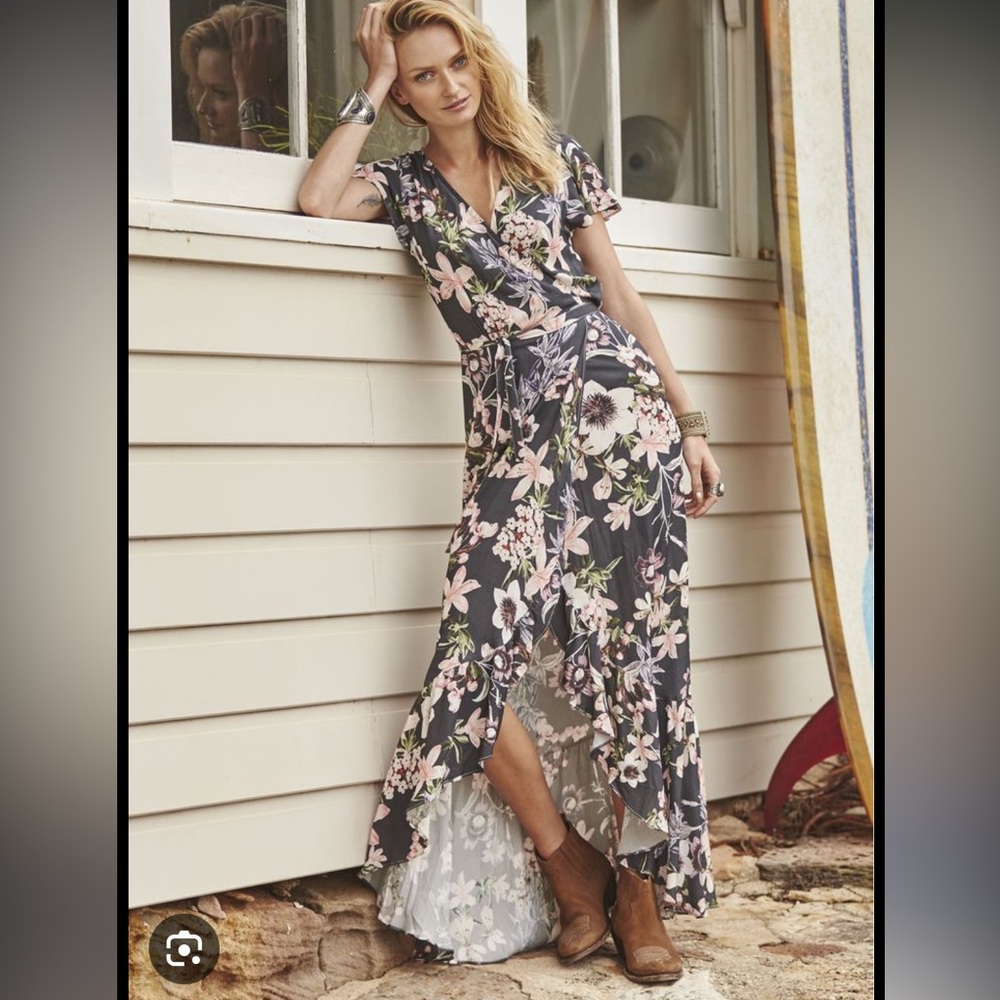 Moonflower Augustina Wrap Dress by Auguste the Label